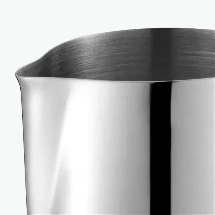 إبريق حليب ستانلس ستيل 600 مل لمقاييس الحليب المهنية