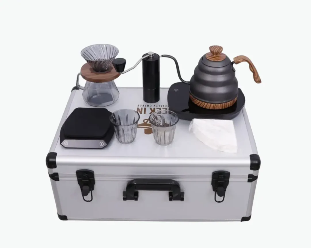 V60 Aluminum Case Shock Resistant Pour Over Coffee Set