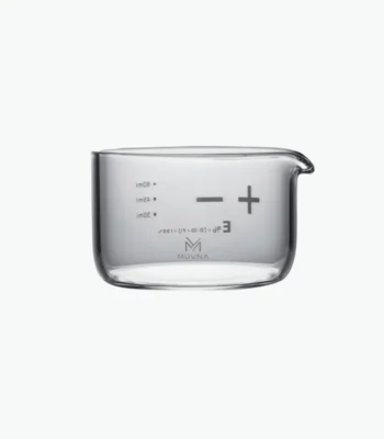 Muvna Glass Espresso Cup 100ml with spout for precision pouring – Geek In UAE