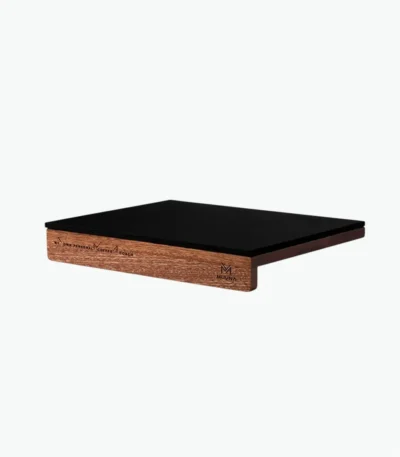 Solid Wood Power Pad coffee scale mat with silicone for stability – Geek In UAE
