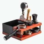 Wood Cinder Box Coffee Bar Accessory