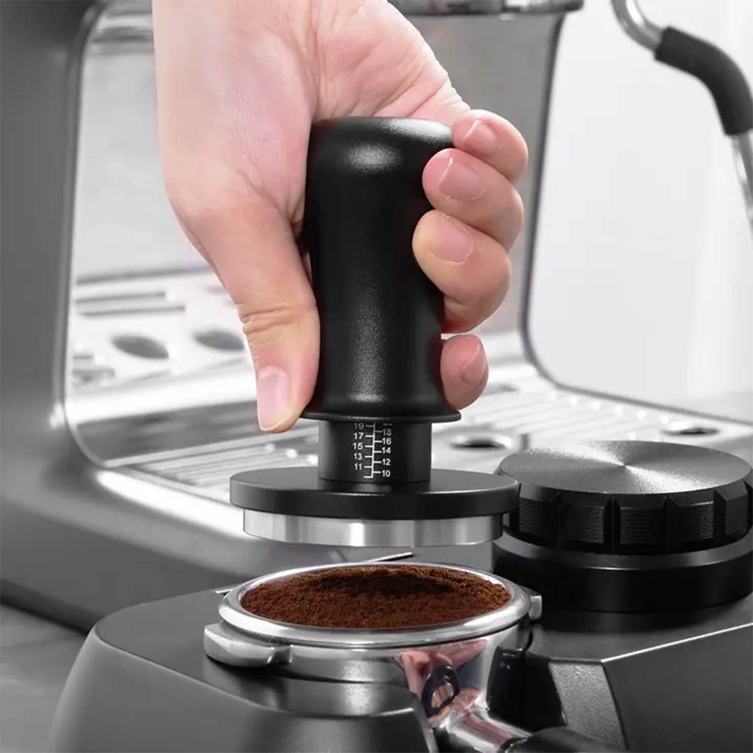 Geekin Leveler Tamper 58mm stainless steel espresso tool for home and café use