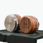 MUVNA Solid Wood Tamper 58mm with walnut threaded bottom – Geek In UAE