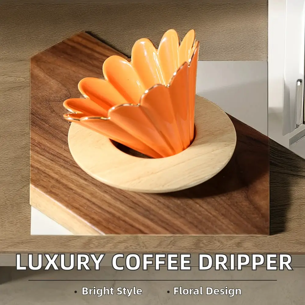 فلتر قهوة سيراميك Muvna قابل لإعادة الاستخدام لتخمير Espresso وPour Over