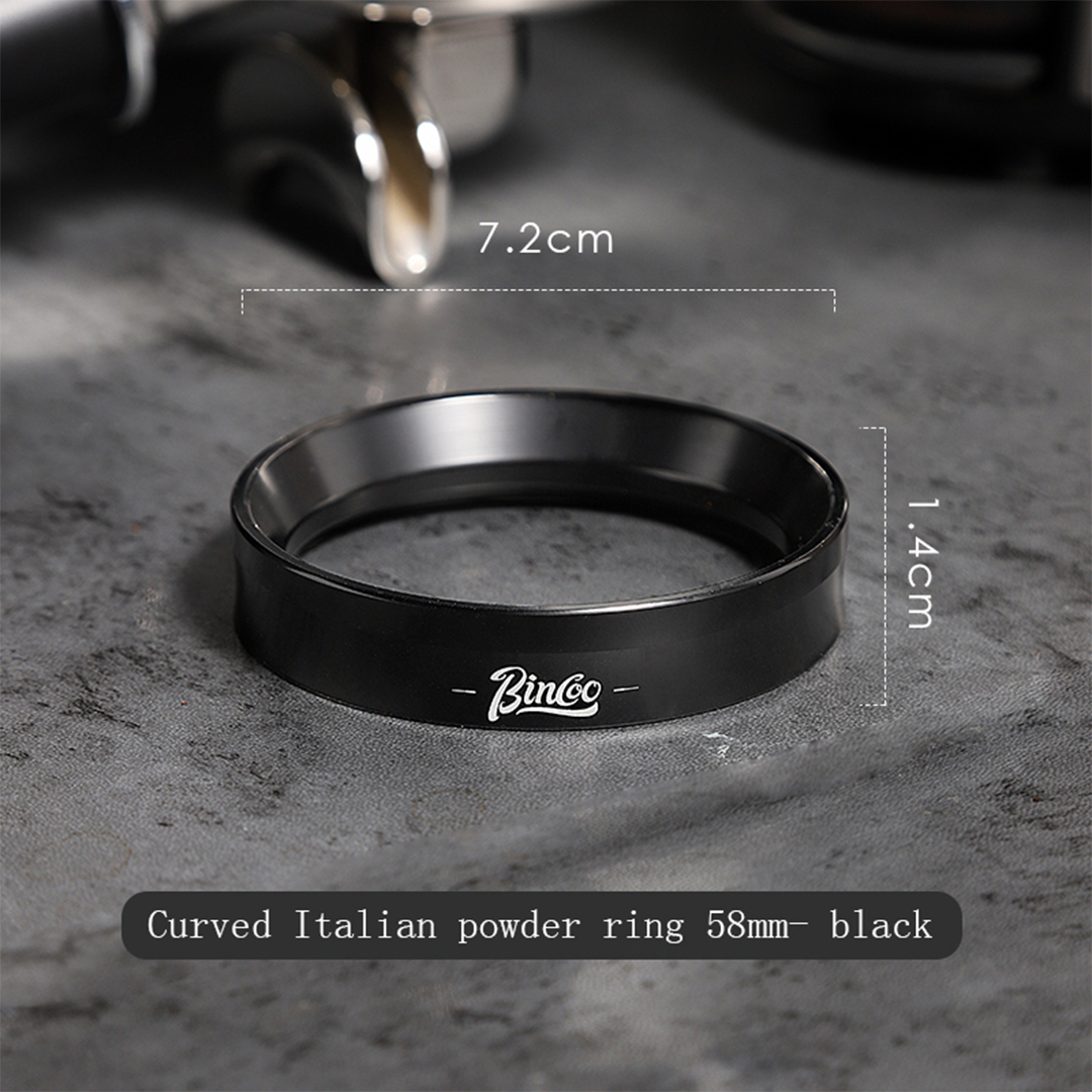 Bincoo black ring 58mm espresso dosing ring