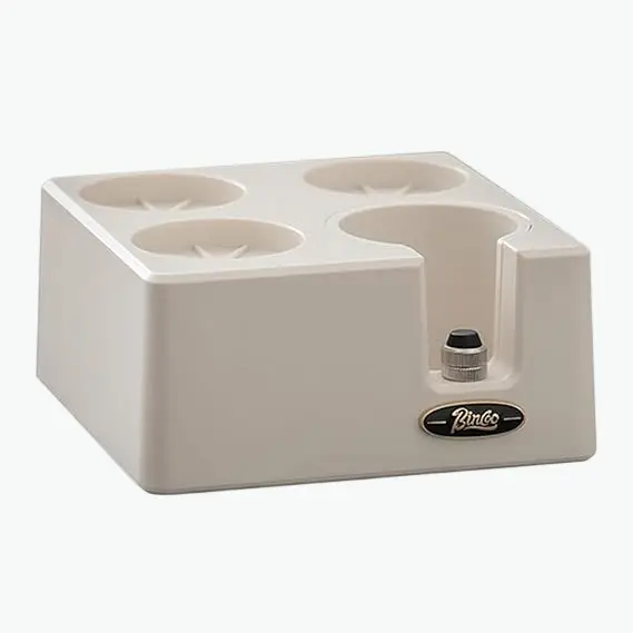 Coffee tamper mat stand with adjustable holder for espresso