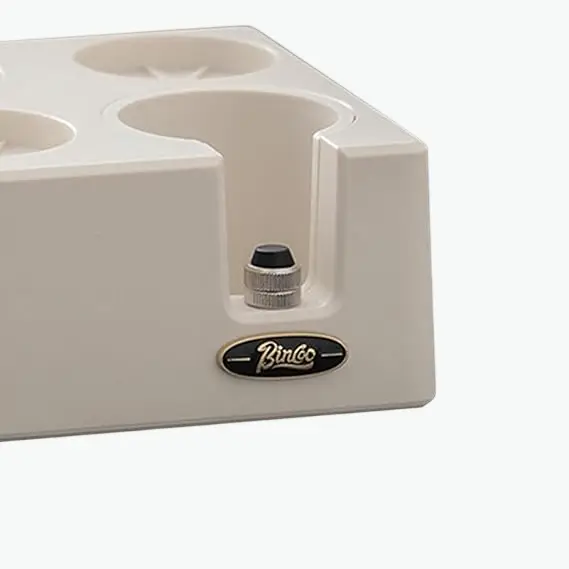 Coffee tamper mat stand with adjustable holder for espresso