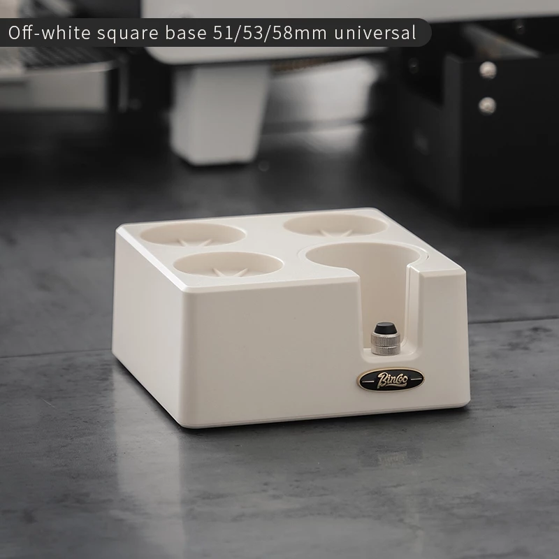 Coffee tamper mat stand with adjustable holder for espresso