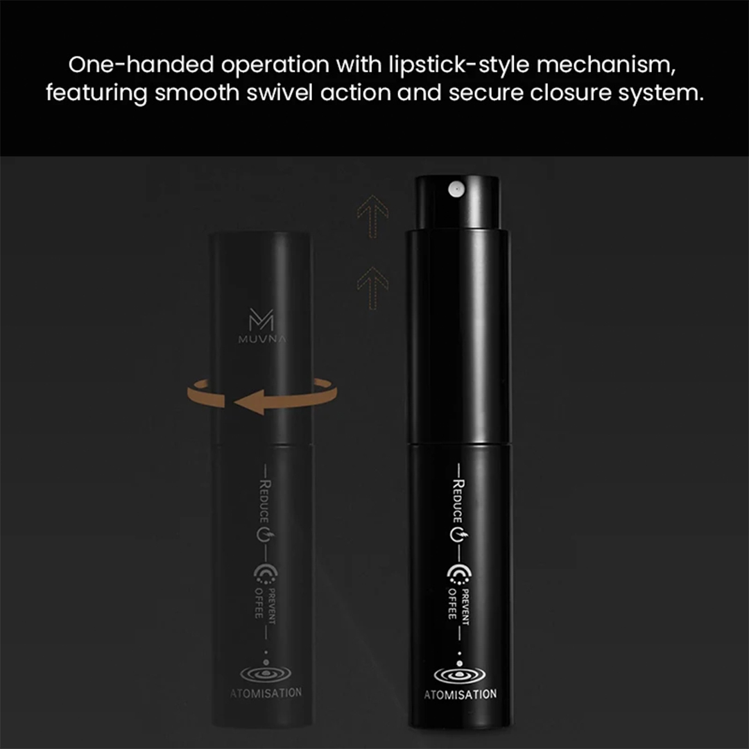 Muvna anti-static coffee water spray bottle black – Geek In